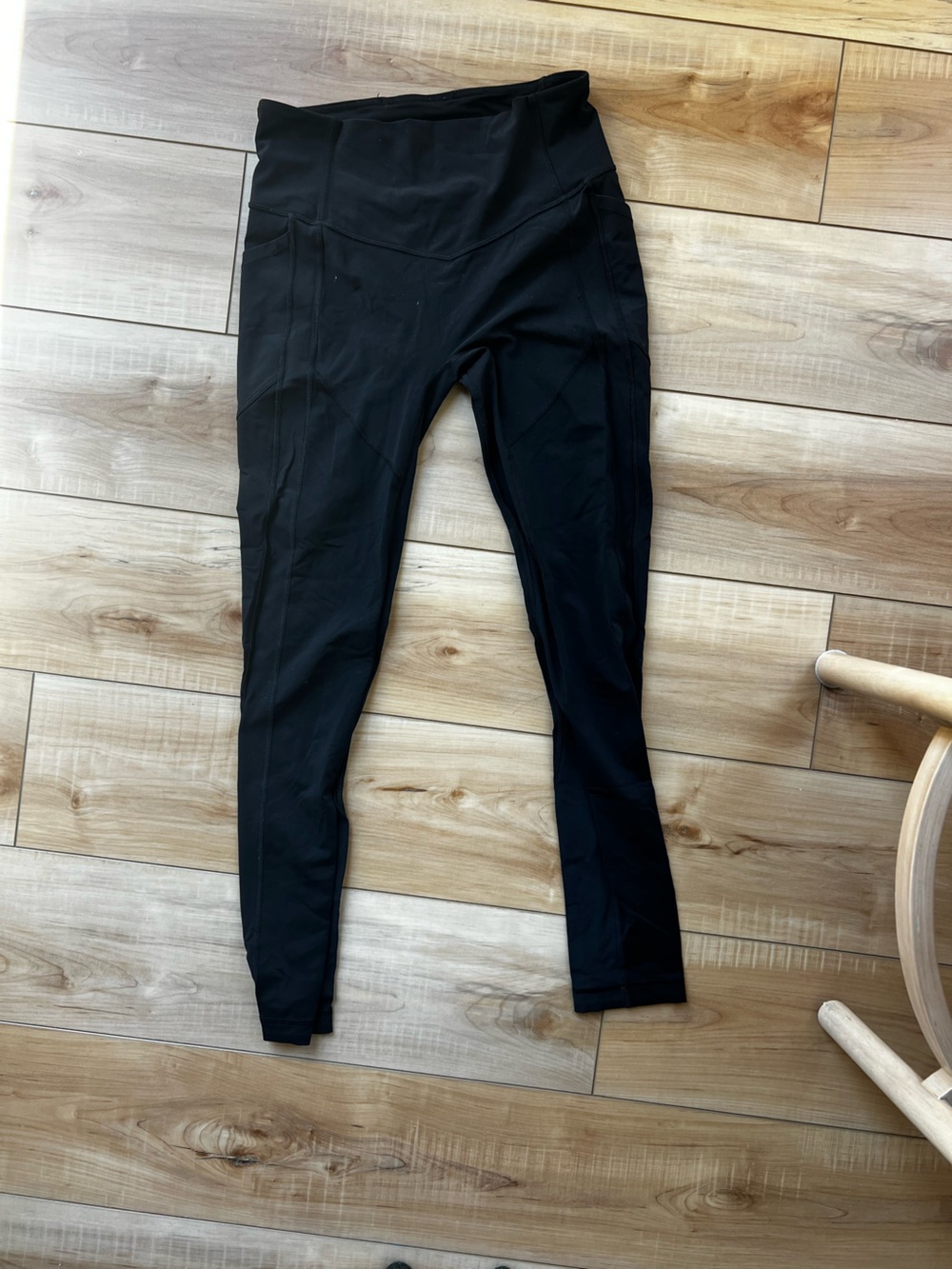Lululemon black align leggings with pockets